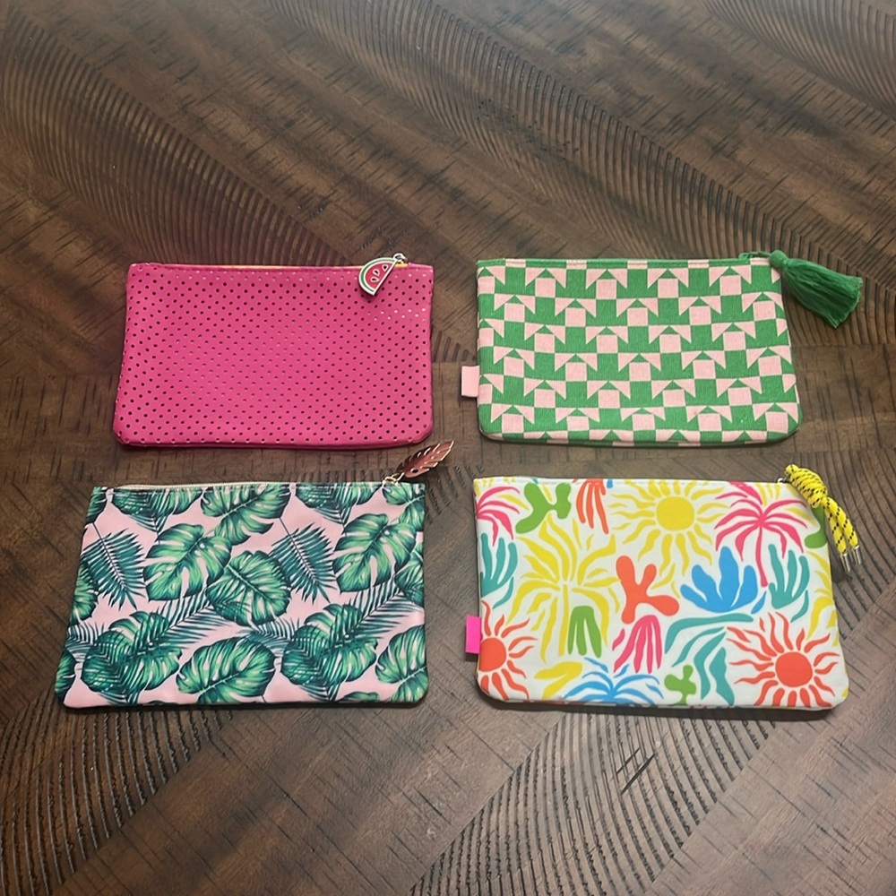 Ipsy Makeup Bag Bundle-includes 4 Bags